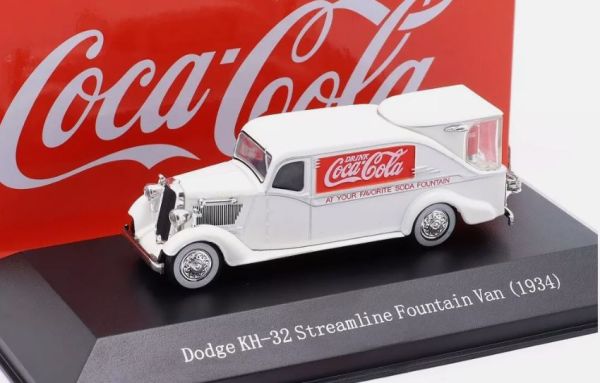 MAGRANDODGE - DODGE KH-32 Streamline Fountain Van 1934 bianco - COCA-COLA - 1