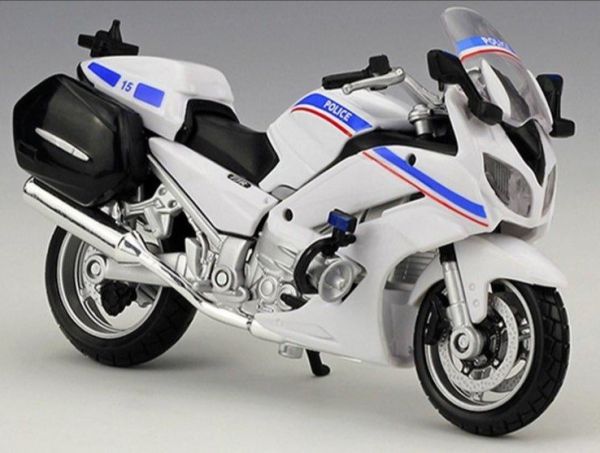 MST32306-C - YAMAHA FJR 1300A Bianco e blu - Polizia - 1