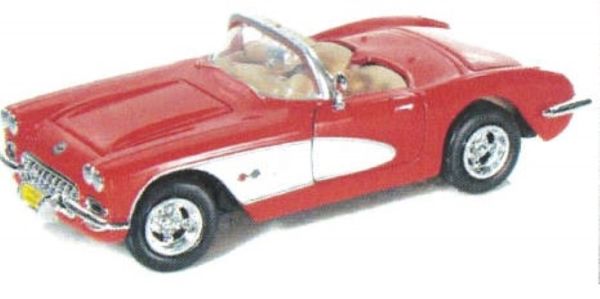 MMX73216ROUGE - CHEVROLET Corvette 1959 rossa - 1