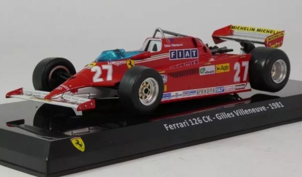 MY3ALA0015 - FERRARI 126 CK 1981 #27 - Gilles VILLENEUVE - 1