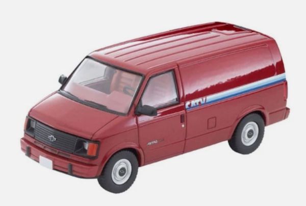 TOMLV-N344A - Chevrolet Astro Van rosso - 1