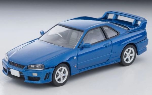 TOMLV-N353B - 2000 Nissan Skyline R34 25GT-T Coupé, blu - 1