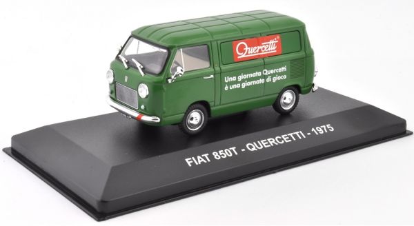 NET0023 - FIAT 850 T 1975 QUERCETTI Furgone pubblicitario giocattolo italiano - 1