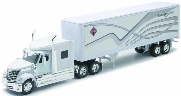 NEW10183 - INTERNATIONAL 6x4 bianco con carrozzeria semirigida bianca 2 assi Marcatura INTERNATIONAL LONE STAR - 1