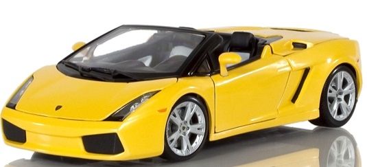 NEW19213H - LAMBORGHINI Gallardo Spyder decappottabile gialla - 1