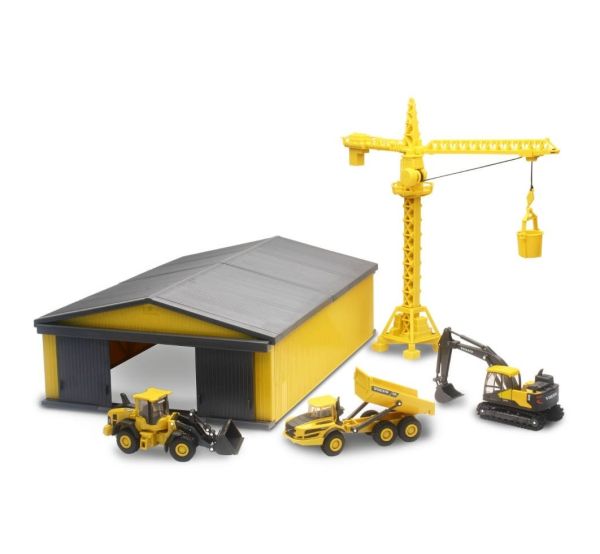 NEW32105 - Box da cantiere con macchine VOLVO - 1