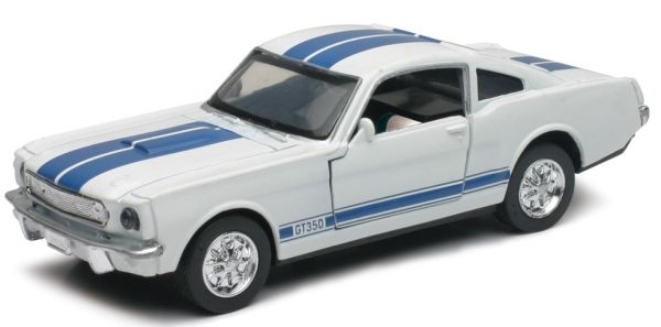 NEW51393C - FORD Shelby GT350 bianca con strisce blu - 1