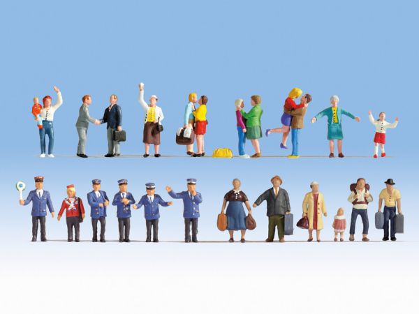 NOC16121 - Set di figurine alla stazione - 1