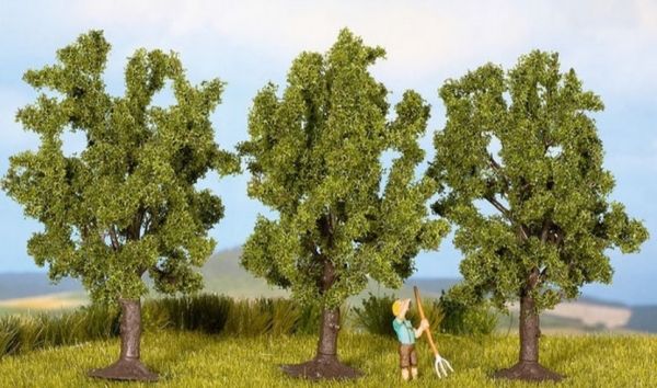 NOC25110 - 3 Alberi da frutto; verde - 8 cm - 1