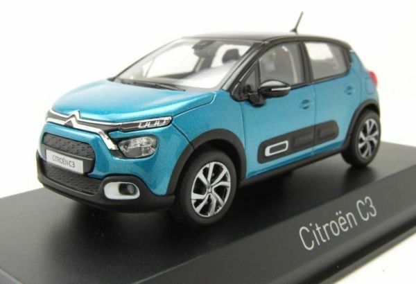NOREV155264 - CITROEN C3 2020 blu verde metallizzato tetto nero - 1