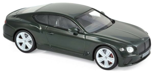 NOREV270322 - BENTLEY Continental GT berlina 2018 verde metallizzato scuro - 1