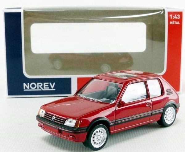 NOREV471713 - PEUGEOT 205 GTI 1986 rosso Vallelunga dal gioco Jet car - 1
