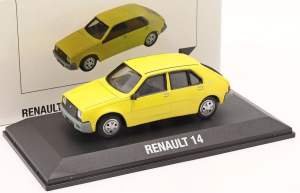 NOREV75930 - RENAULT R14 1976 GTL fase I produttore scatola gialla - 1