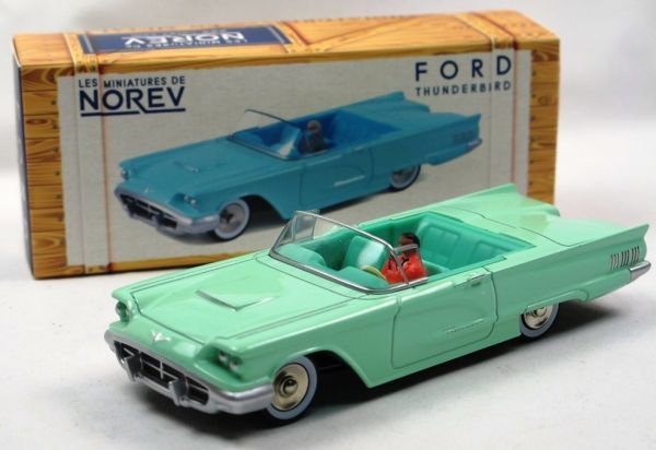 NOREVCL2711 - FORD Thunderbird 1960 cabriolet verde Adriatico con conducente - 1