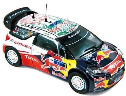 NOREV155351 - CITROEN DS3 WRC Vincitore del Rally del Messico 2011 Loeb / Elena RED BULL - 1