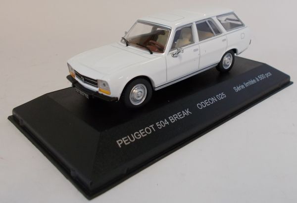 ODE025 - PEUGEOT 504 tenuta di famiglia bianca limitata a 500 unità - 1