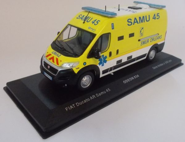 ODE034 - FIAT Ducato AR SAMU 45 SMUR d' Orléans limitato a 500 unità - 1