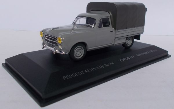 ODE051 - PEUGEOT 403 pick-up baché gris serie limitata a 750 esemplari - 1