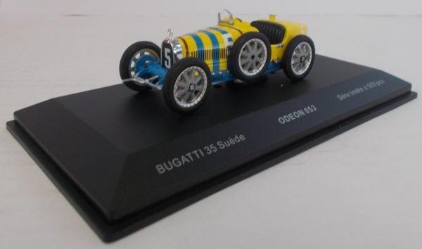 ODE053 - BUGATTI Tipo 35 Svezia #5 giallo e blu limitato a 500 copie - 1
