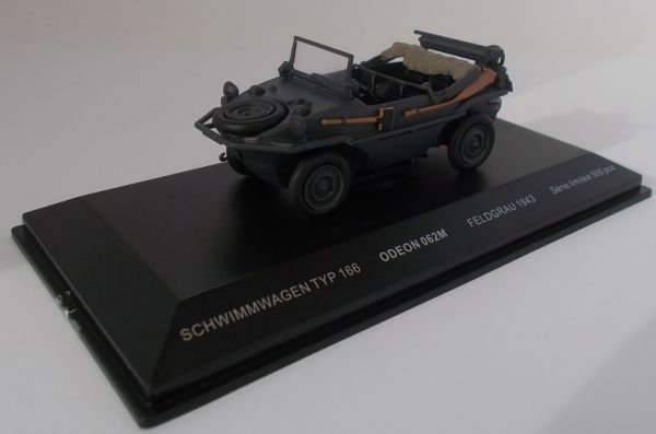 ODE062M - VOLKSWAGEN Schwimmwagen anfibio TYP 166 Feldgrau 1943 esercito tedesco limitato a 500 esemplari - 1