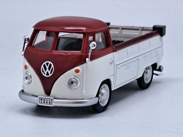 CAR13456 - VOLKSWAGEN Pullman Pick-up Tipo 1 Bordeaux e Bianco - 1