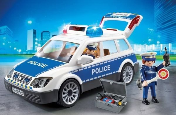 PLAY6920 - Auto della polizia con luce lampeggiante - 1