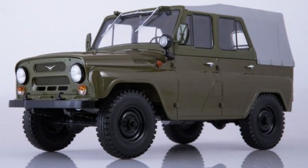 PRXPCL47088 - UAZ 469 telone grigio militare 4x4 - 1