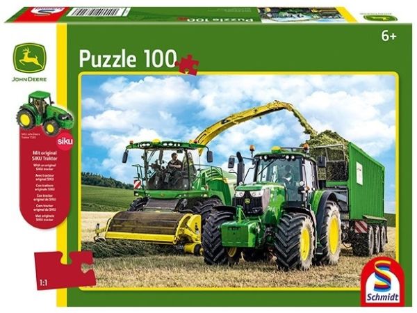 SCM56315 - Puzzle 100 pezzi JOHN DEERE 6195M 36x24cm - 1