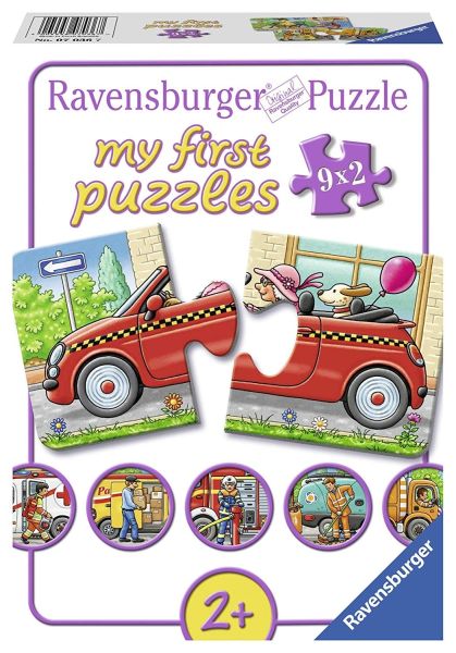 RAV070367 - 9 Puzzle - 2 pezzi - Veicoli - 1