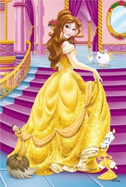 RAV09469/02 - Puzzle - 54 Pezzi - Principessa Disney - Belle - 13;2 x 19;8 cm - 1