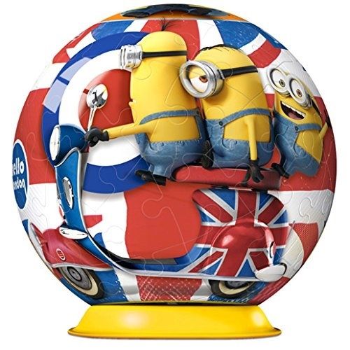 RAV11914/01 - Puzzle 3D - 54 Pezzi - MINIONS in INGHILTERRA - 7 cm - 1