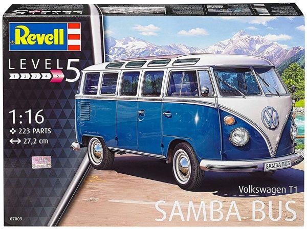 REV07009 - VOLKSWAGEN T1 Samba Bus modello da montare e verniciare - 1