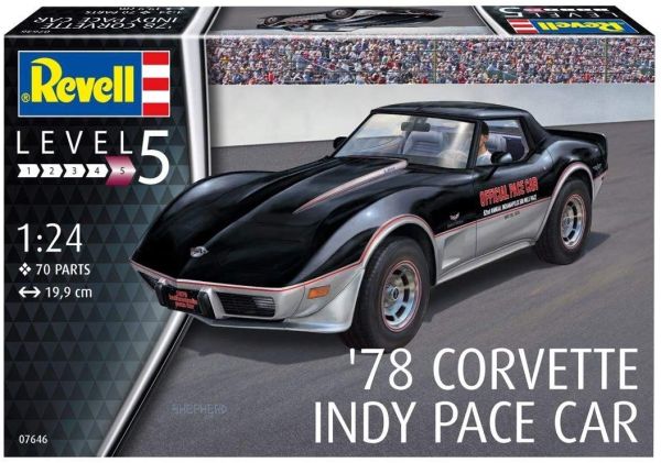 REV07646 - CHEVROLET Corvette 1978 Indy Space modellino di auto da assemblare e verniciare - 1