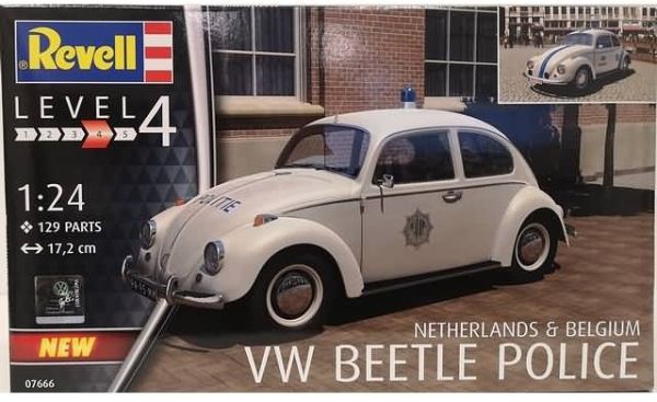 REV07666 - VOLKSWAGEN Maggiolino modello polizia belga o olandese da assemblare e dipingere - 1