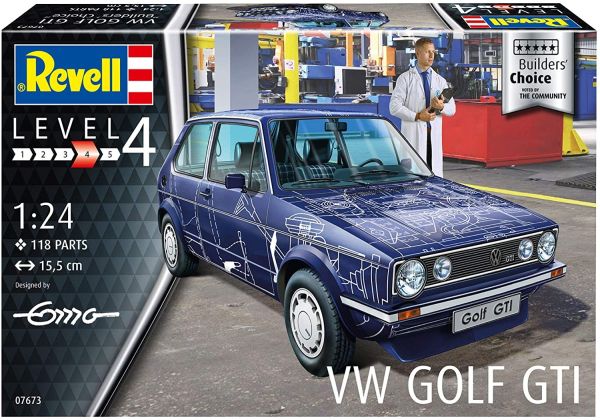 REV07673 - VOLKSWAGEN Golf GTI Builders Choice Modello da assemblare e verniciare - 1