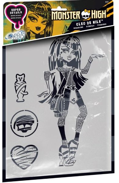 REV30222 - Stencil MONSTER HIGH - Cléo de Nile - 1