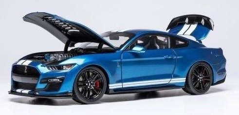 IXO18RDC244-FO - FORD Mustang Shelby GT500 2022 Blu e Bianco - 1
