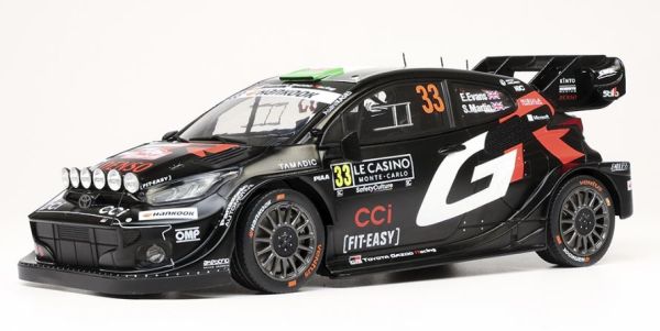IXO18RMC229B.22 - TOYOTA GR Yaris Rally1 #33 WRC Rally di Monte Carlo 2025 Elfyn EVANS / S.MARTIN - 1
