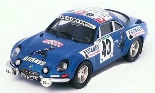 TRORRFR14 - RENAULT-ALPINE A110 #43 Rally Bandama 1974 S.MEHTA / M.DOUGHTY - 1