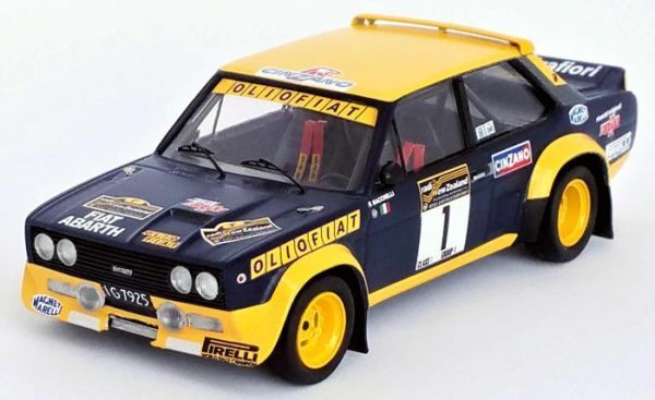 TRORRNZ12 - FIAT 131 Abarth #1 1° al rally di Nuova Zelanda 1977 F.BACCHELLI / F.ROSSETTI - Edizione limitata a 150 esemplari. - 1
