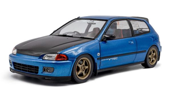 SOL1810406 - 1991 HONDA Civic EG6 Blu Cobalto Perlato - Solido Works - 1
