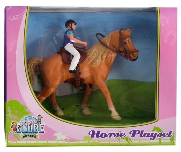 KID640078B - Cavallo marrone con cavaliere - 1