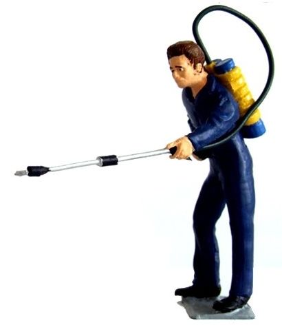 WM047/048 - Personaggio con spruzzatore - In Miniatura - 1