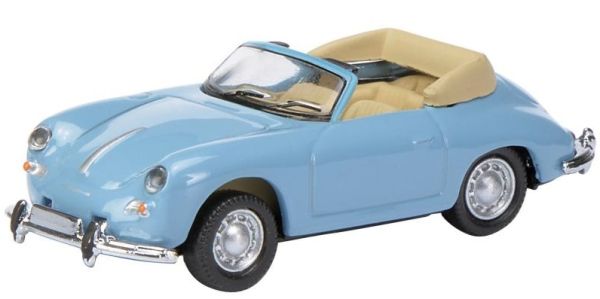 SCH26278 - PORSCHE 356 cabriolet blu - 1