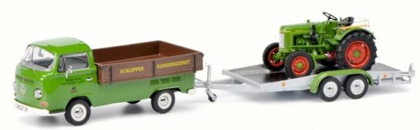 SCH3342 - VOLKSWAGEN T2 Pick-up con piattaforma e servizio FENDT Dieselroos FENDT limitato a 750 unità - 1