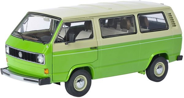 SCH380 - Autobus VOLKSWAGEN T3 verde e crema - 1