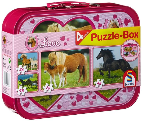 SCM55588 - 2 puzzle da 26 pezzi e 2 puzzle da 48 pezzi - CAVALLI - 1