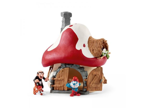 SHL20803 - Puffi casa con 2 figure - 1
