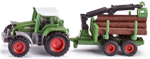 SIK1645 - Trattore FENDT 926 Vario incl. skidder forestale con gru e 6 tronchi - 1