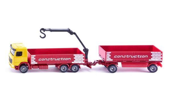 SIK1797 - MERCEDES 6x4 con gru di carico e rimorchio a 2 assi - 1